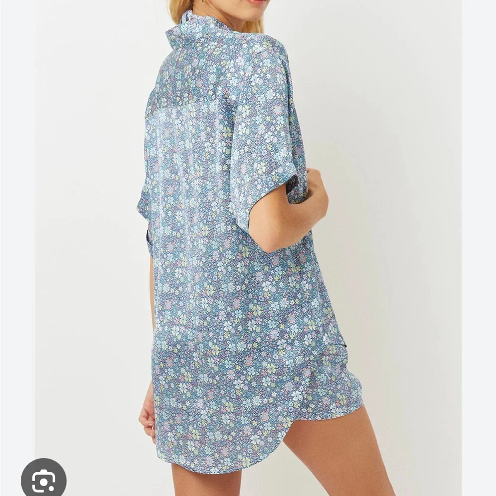 Frankie’s bikinis Fifi Silk Button Up Shirt - Picture 2 of 6